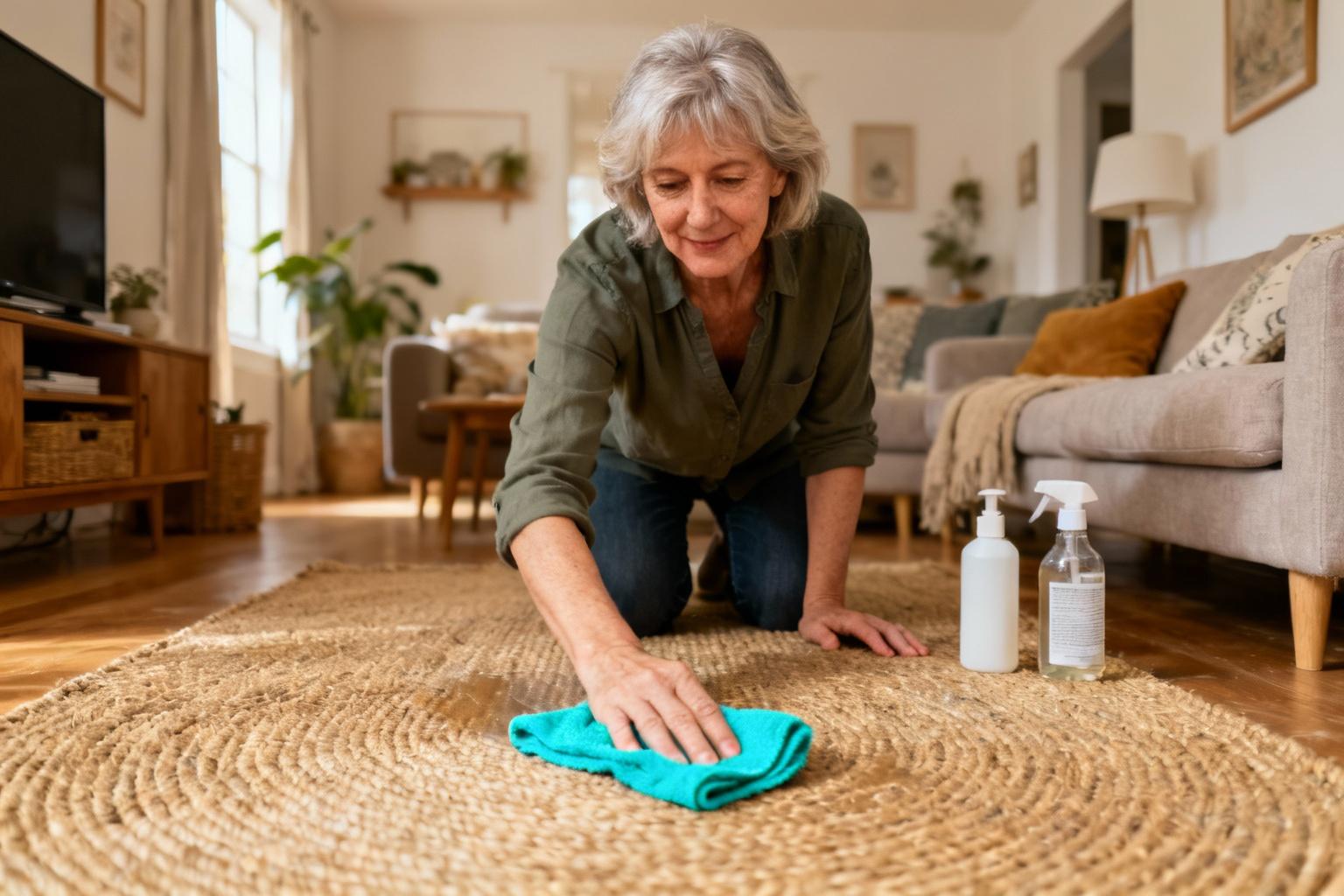 Comment nettoyer un tapis en jute sans l’abîmer