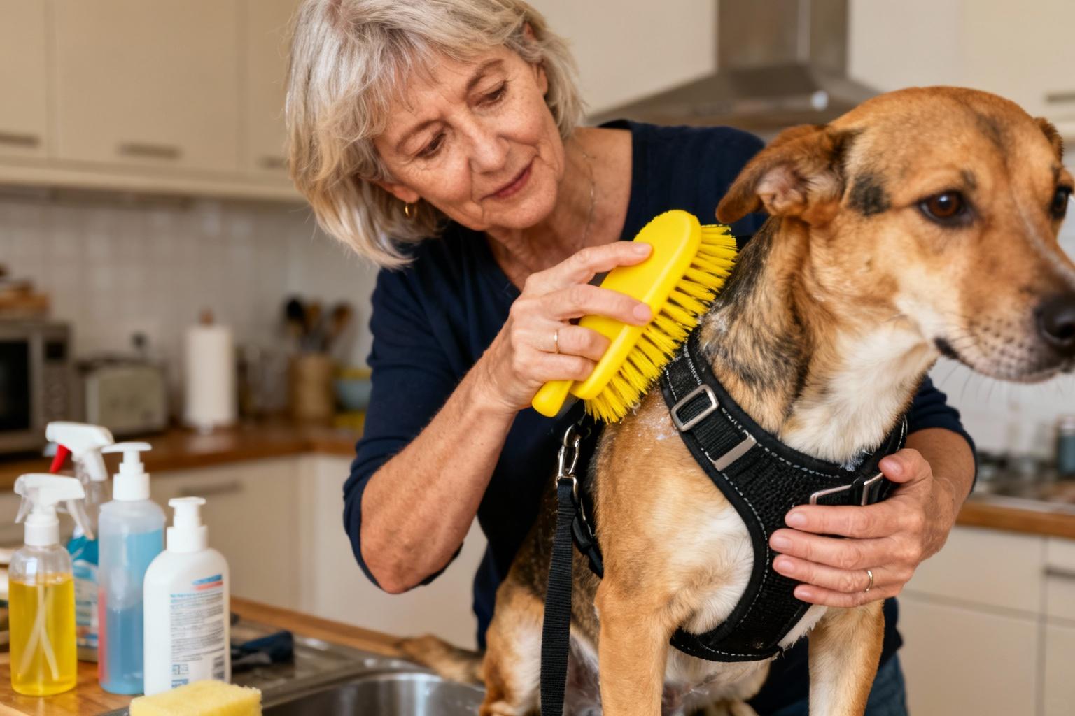 Comment nettoyer un harnais de chien efficacement et sans l’abîmer