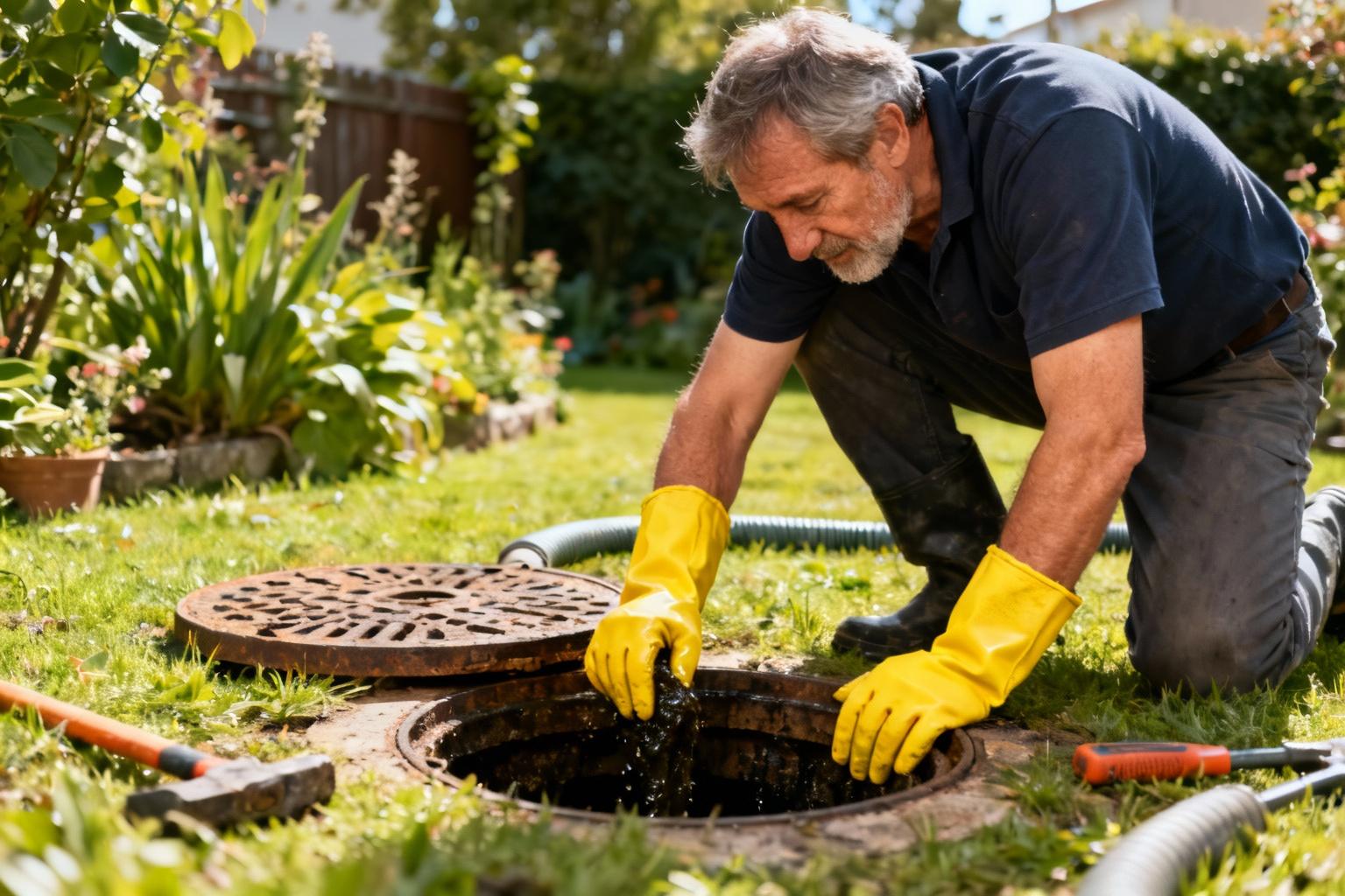 Comment nettoyer le drain de sa fosse septique en 5 étapes simples