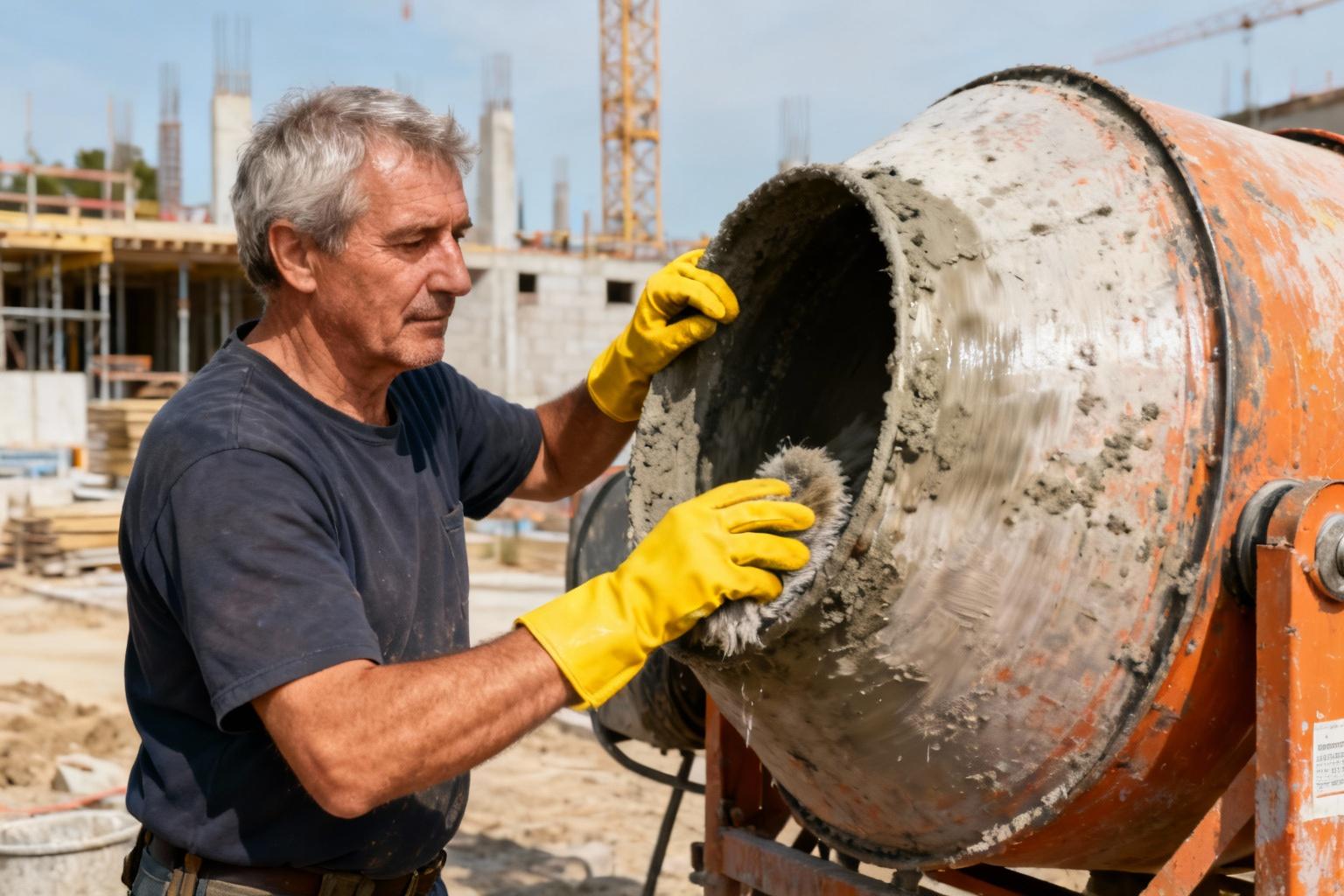 Comment nettoyer une bétonnière : guide pratique et astuces