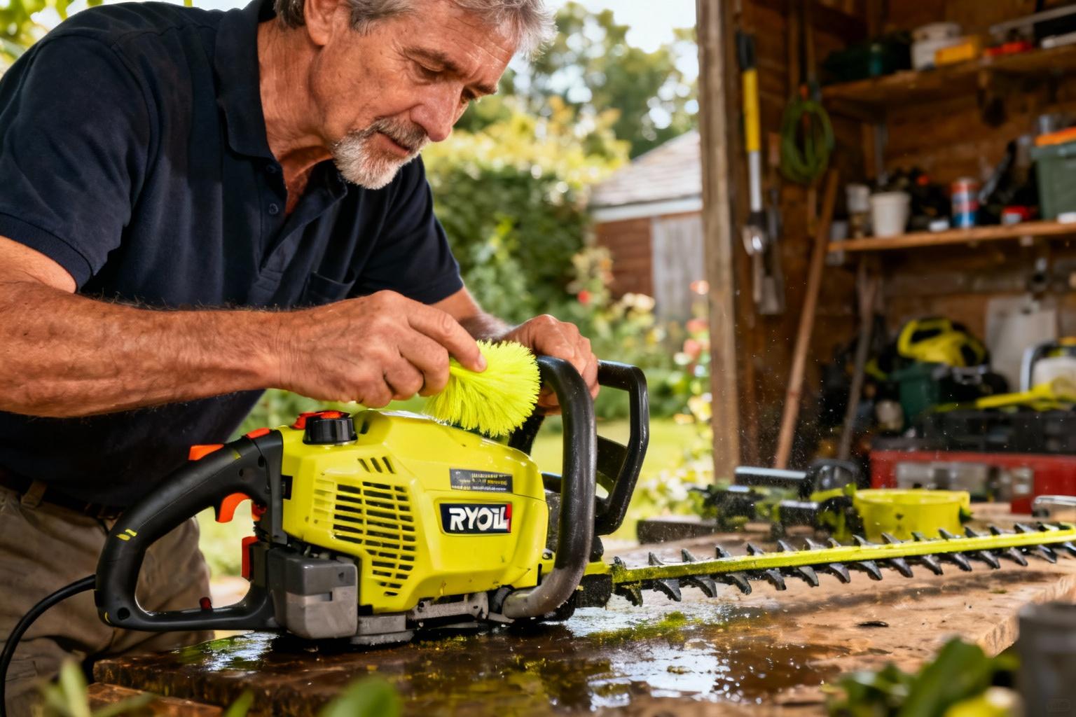 Comment nettoyer et entretenir votre coupe bordure Ryobi