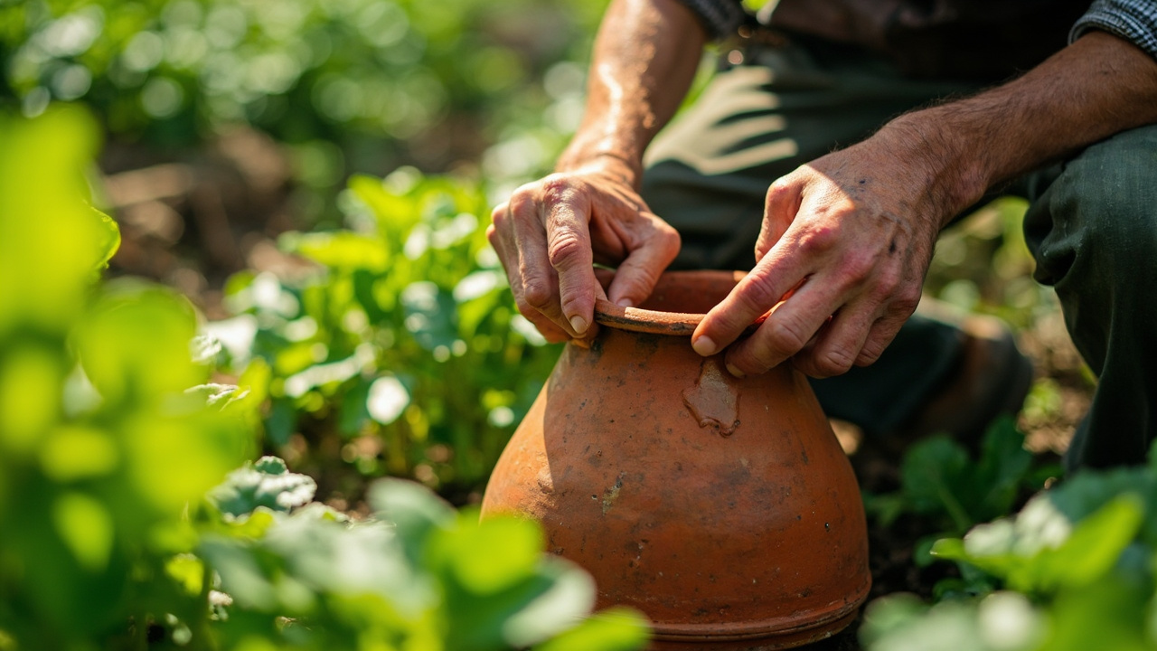 Comment nettoyer vos oyas pour un arrosage efficace au jardin