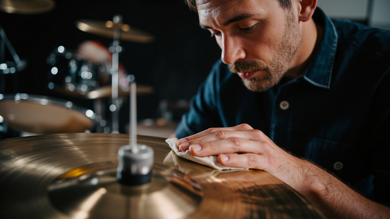 Comment nettoyer ses cymbales de batterie sans les abîmer