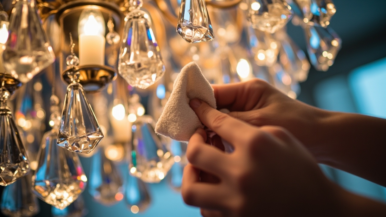 Comment nettoyer un lustre en cristal sans galère