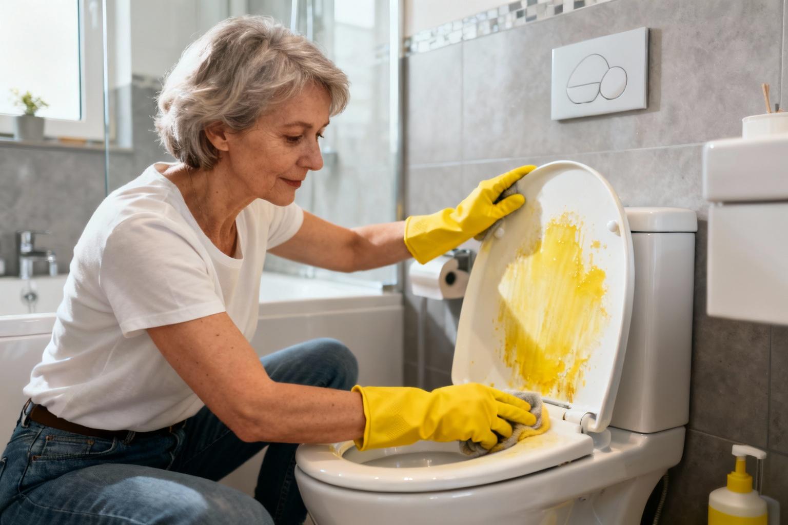 Comment nettoyer un abattant wc jauni en 10 minutes chrono