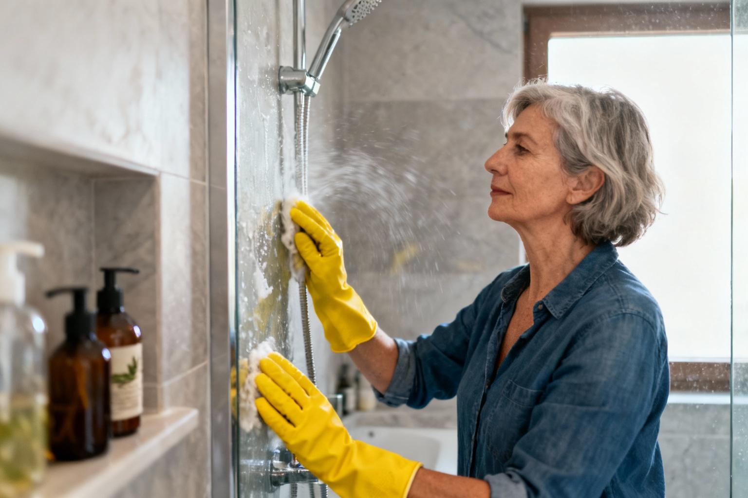 Comment nettoyer facilement une douche à l’italienne