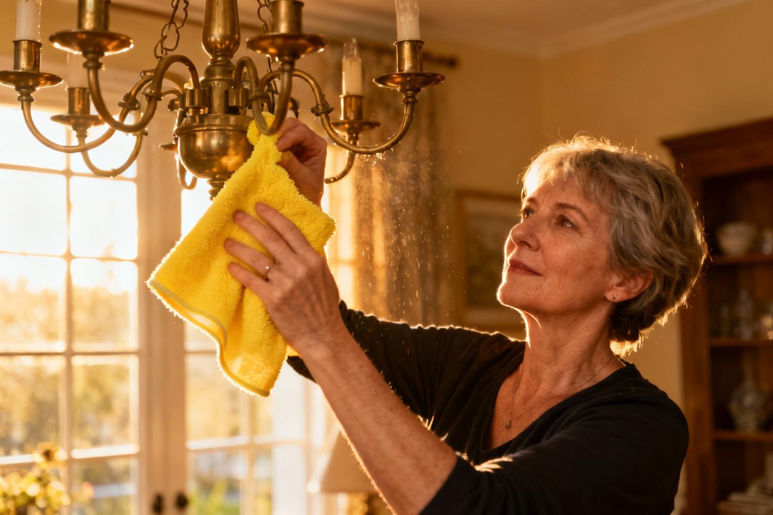 Comment nettoyer un lustre en laiton efficacement en 5 étapes simples