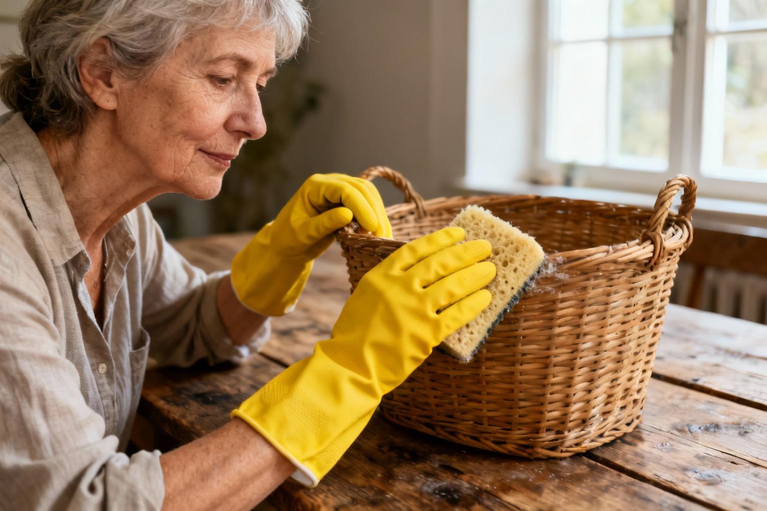 Comment nettoyer un panier en osier sans l’abîmer