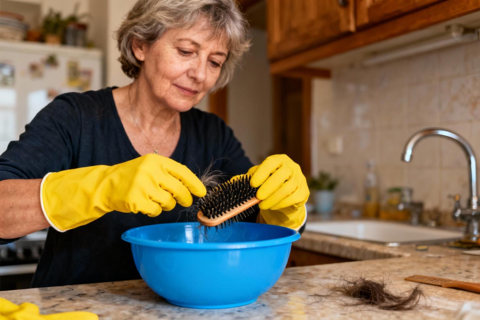 Comment nettoyer sa brosse à cheveux après une infestation de poux