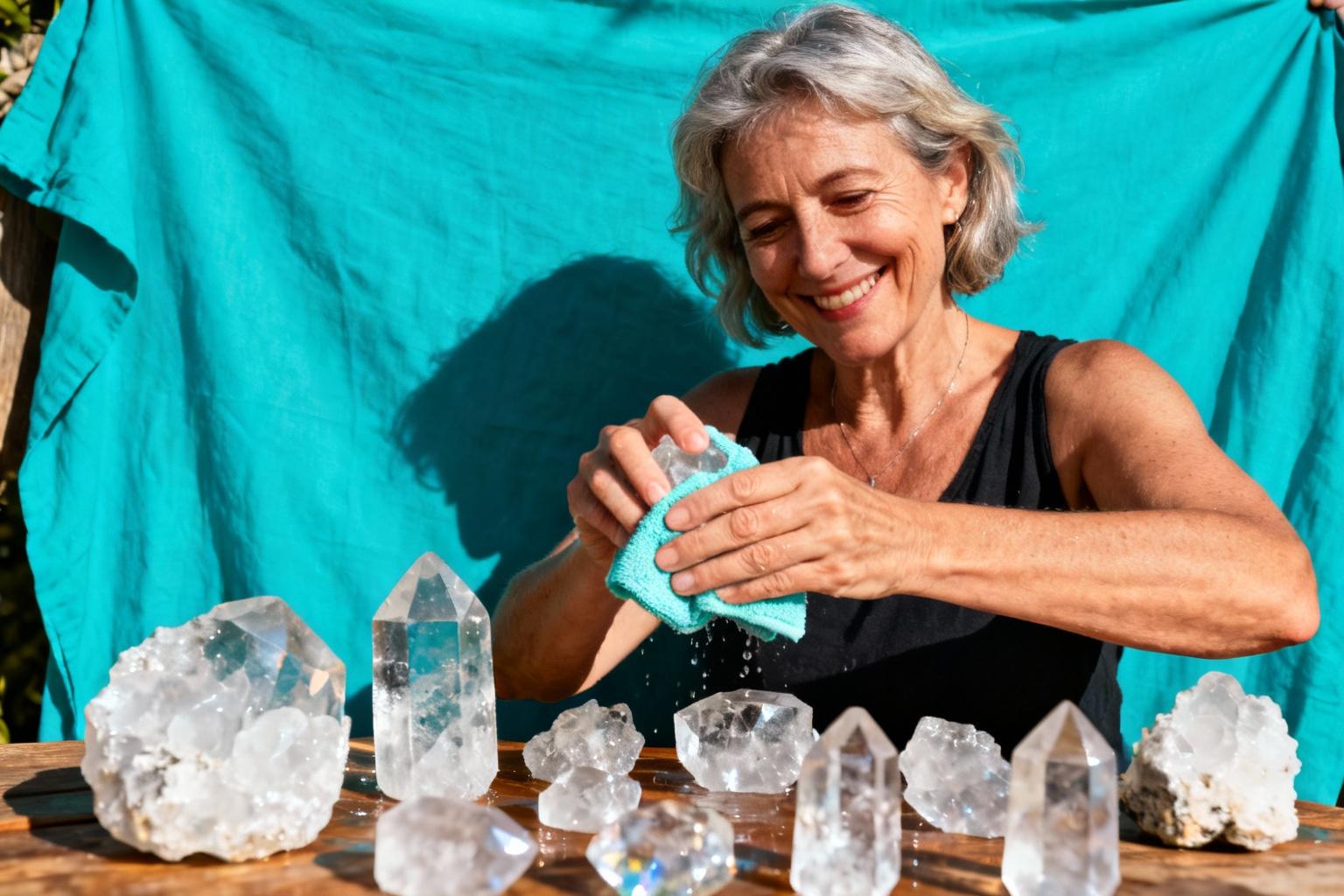 Comment nettoyer un cristal de roche efficacement : guide complet