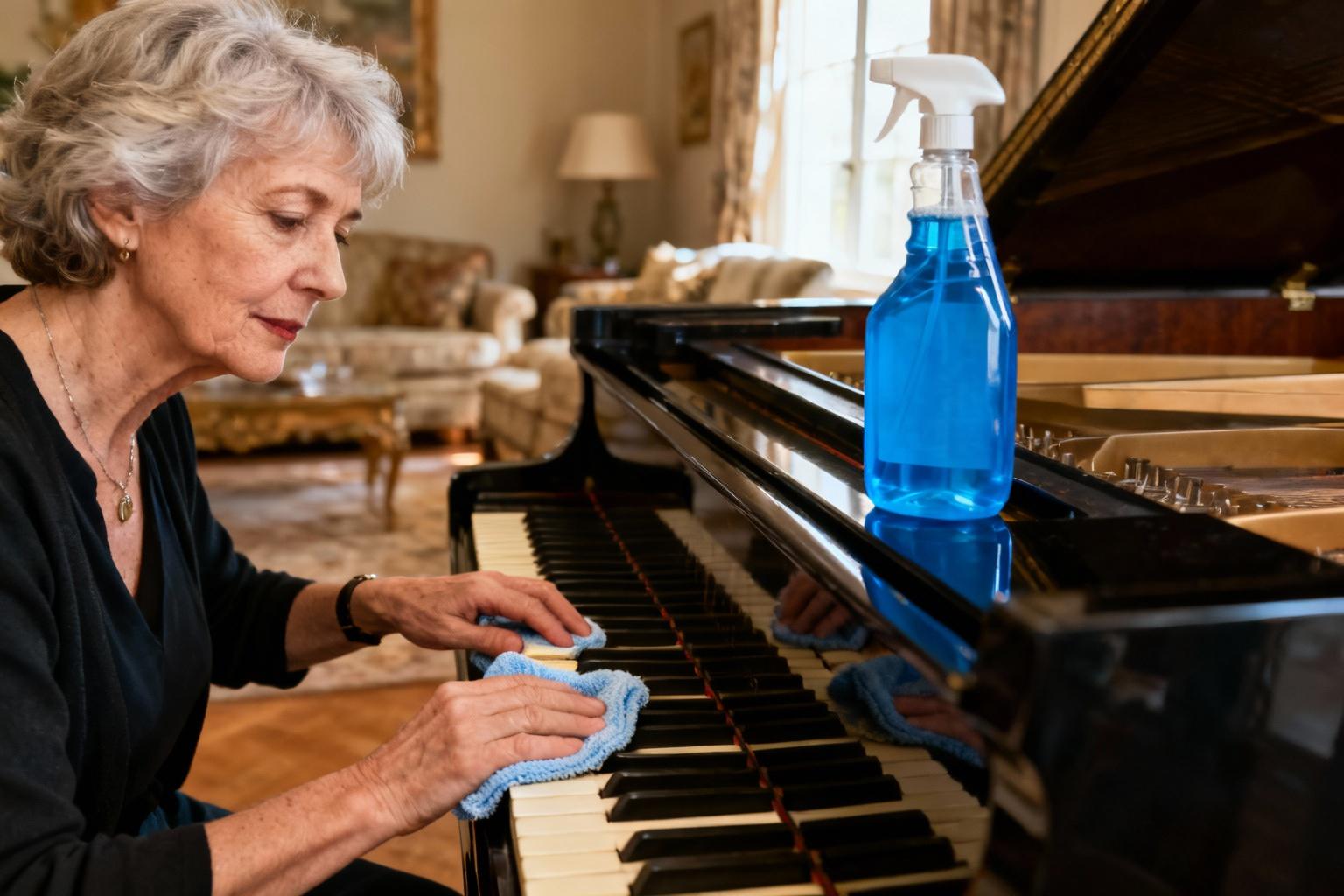 Comment nettoyer l’ivoire d’un piano sans l’abîmer