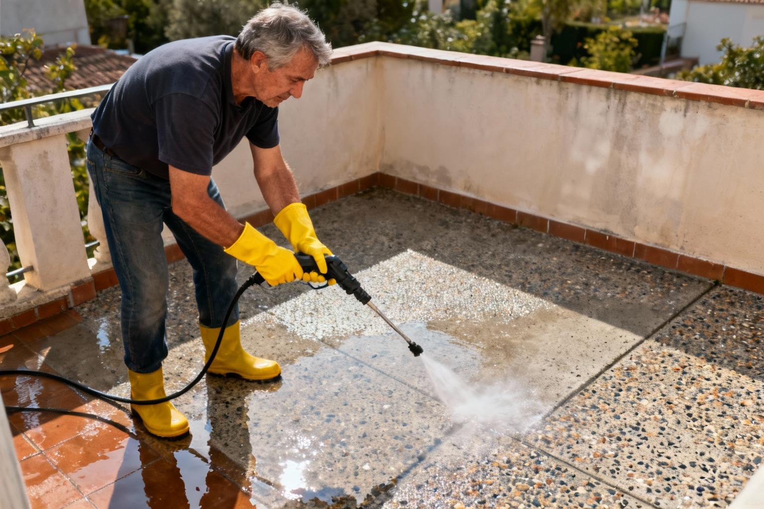 Comment nettoyer votre béton désactivé sans l’abîmer