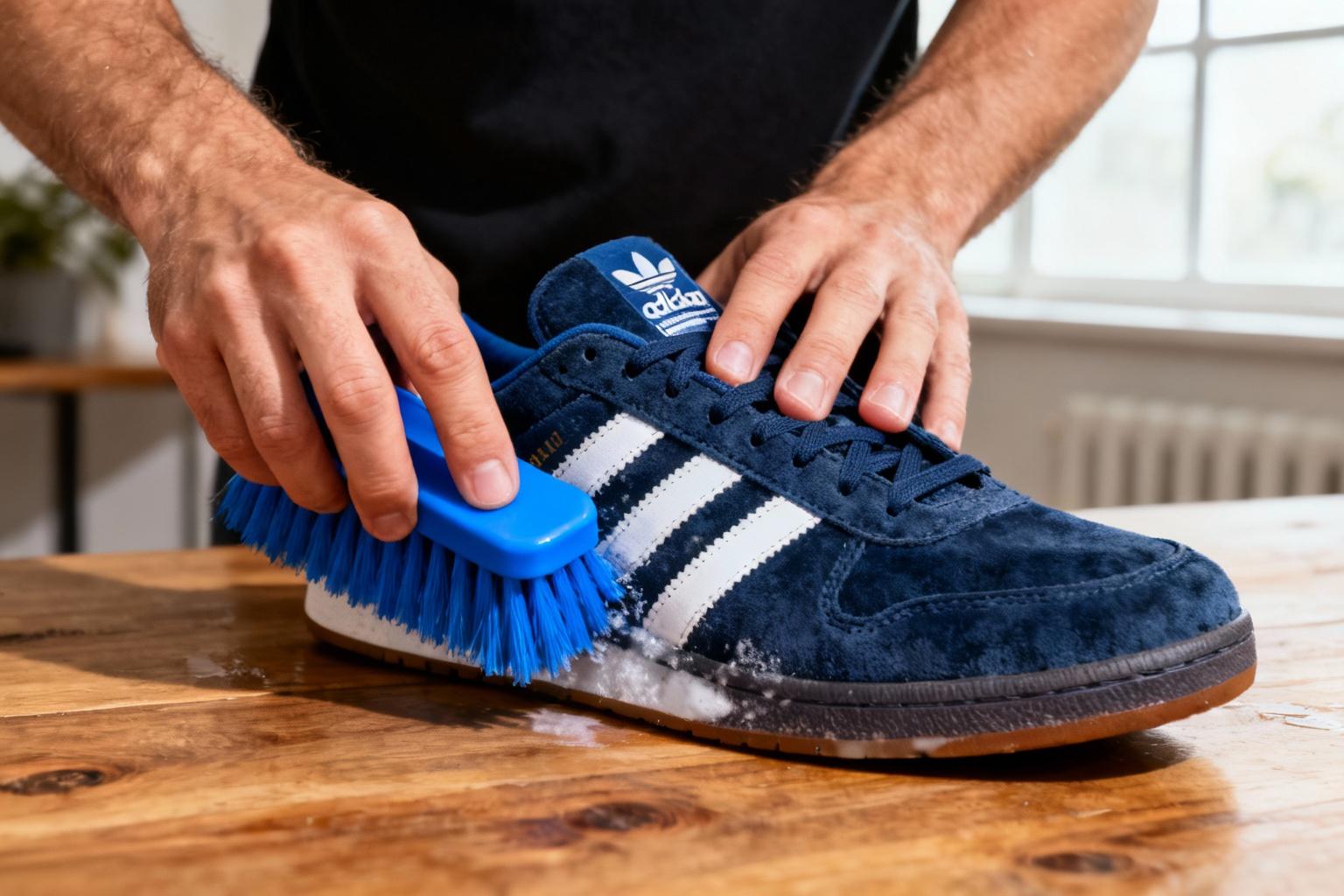 Comment nettoyer des adidas en daim sans les abîmer