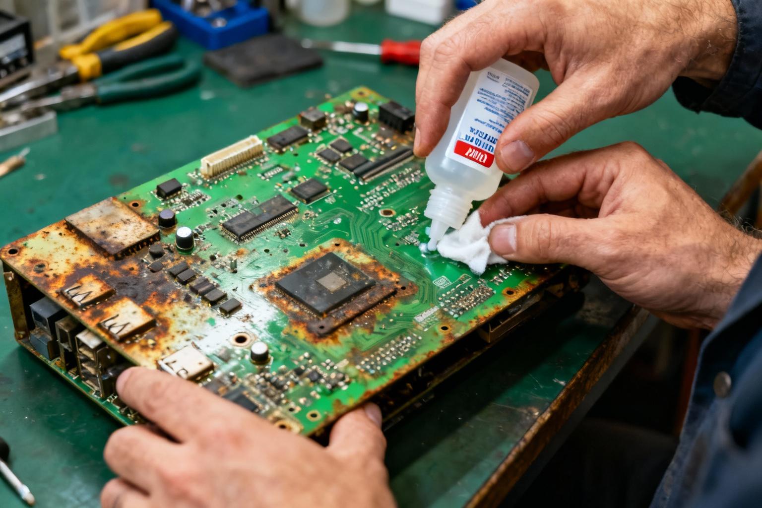 Comment nettoyer l’oxydation d’un circuit imprimé étape par étape