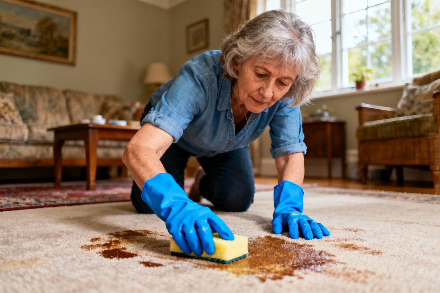 Comment nettoyer du vomi sur un tapis efficacement et sans traces
